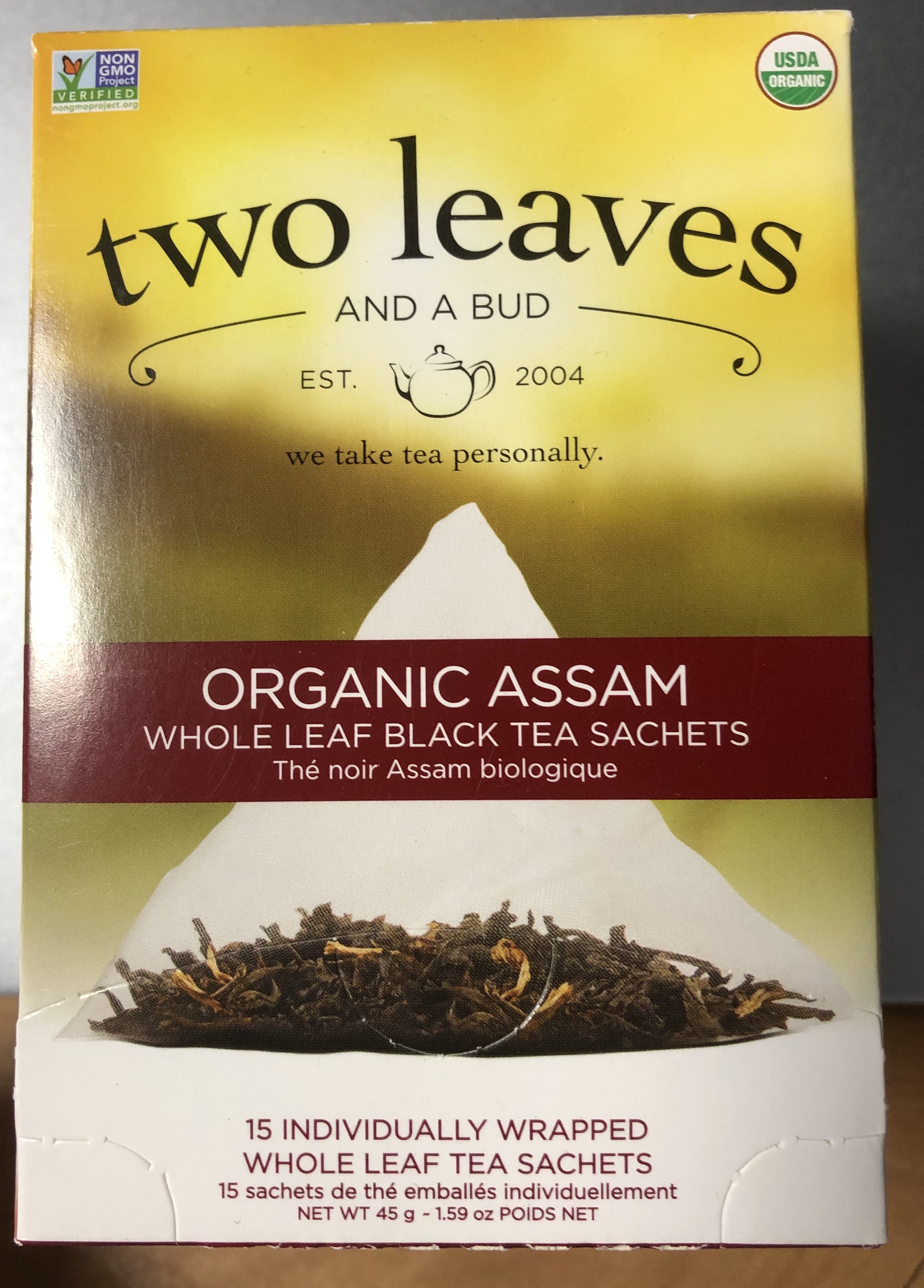 Two Leaves & a Bud Organic Assam Tea